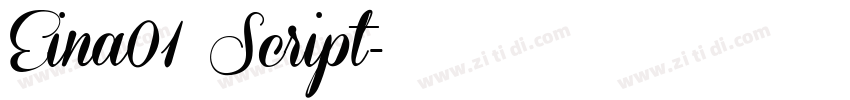 Eina01 Script字体转换